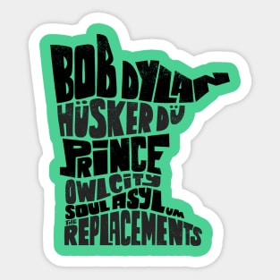 Minnesota Music Sticker